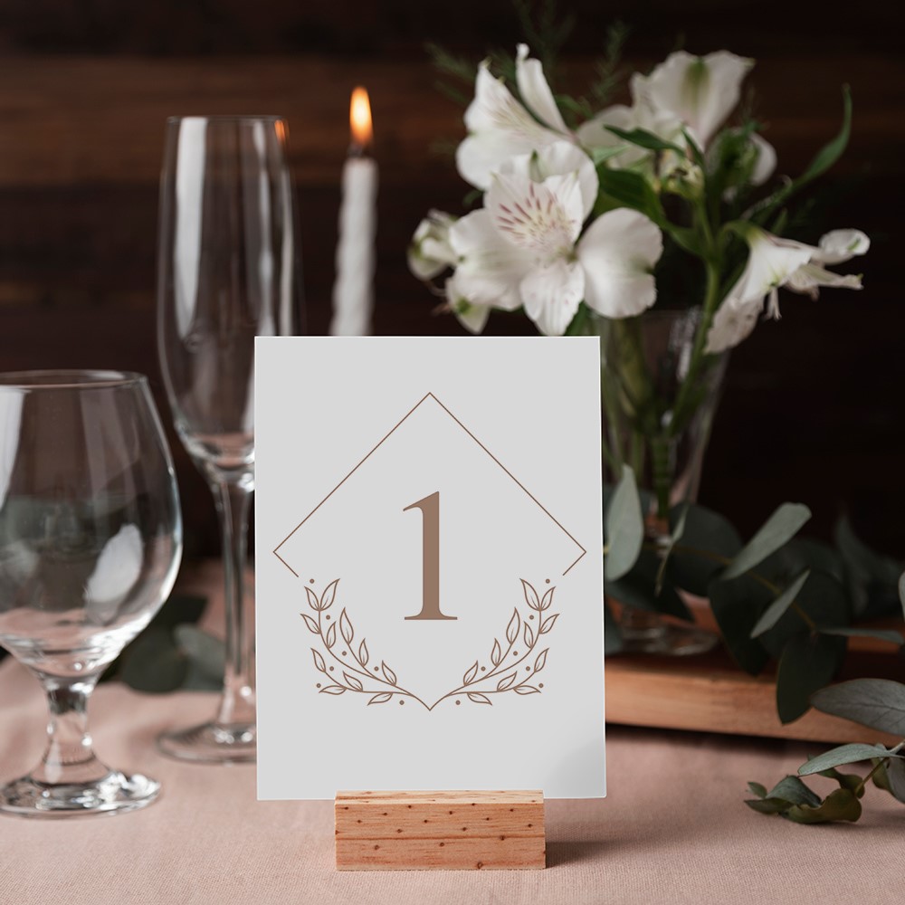 Κάρτα αρίθμησης τραπεζιού Αρχέτυπο Α5 01 - 2