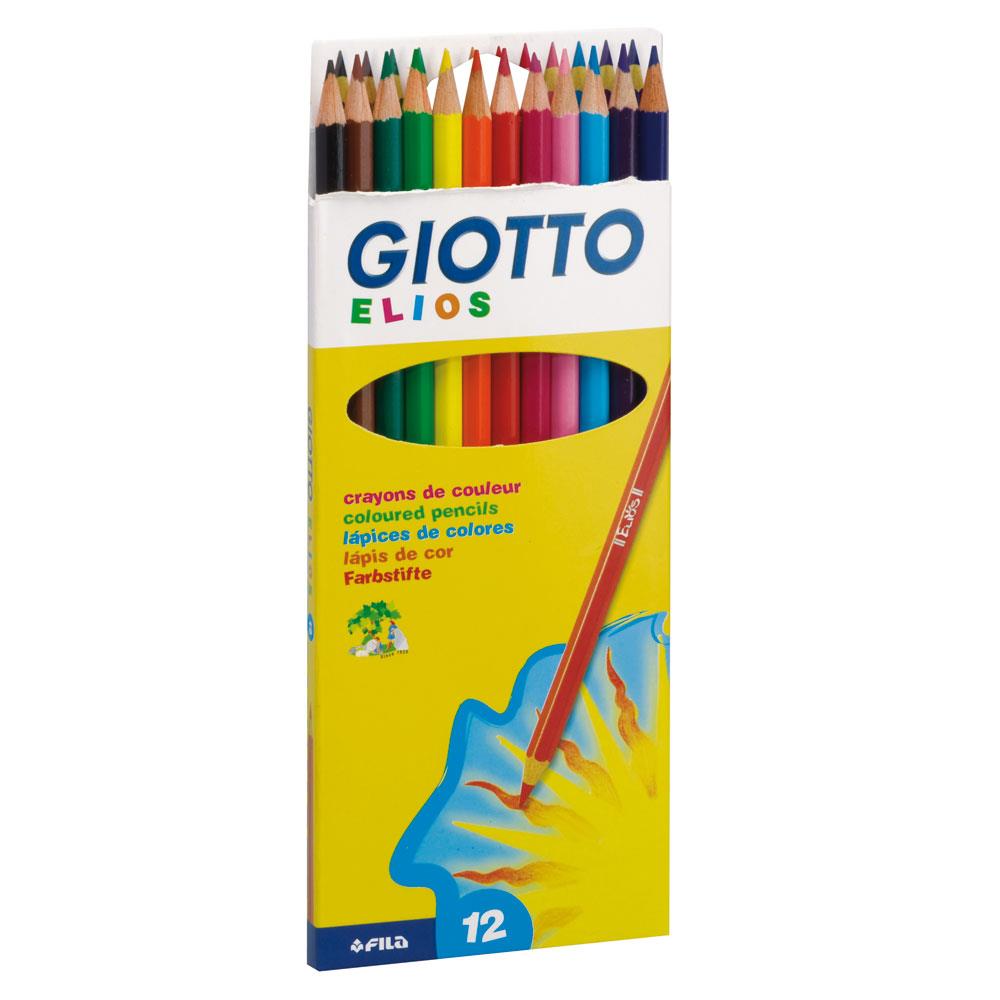 Ξυλομπογιές Giotto Elios 12 χρωμάτων - 1