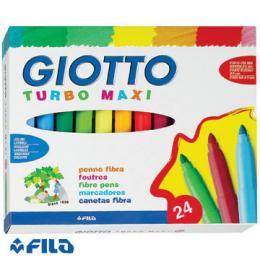 Μαρκαδόροι ζωγραφικής Giotto turbo maxi 24 χρωμάτων 455000 - 1