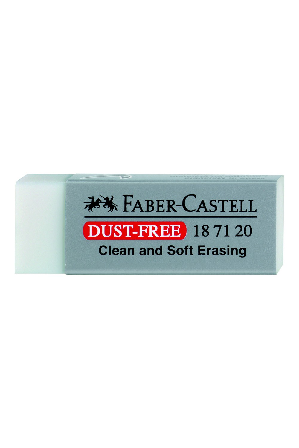 Γόμα Faber Castell dust free λευκή 187120