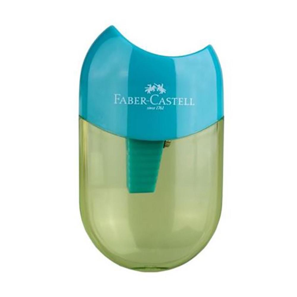 Ξύστρα Faber Castell Apple μονή δίχρωμη