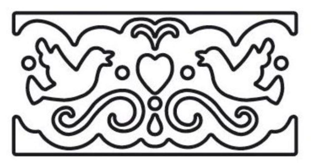 Περφορατέρ Artemio πουλιά με καρδιά 4,5 cm