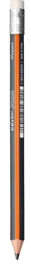 Μολύβι Maped Blackpeps Jumbo με γόμα