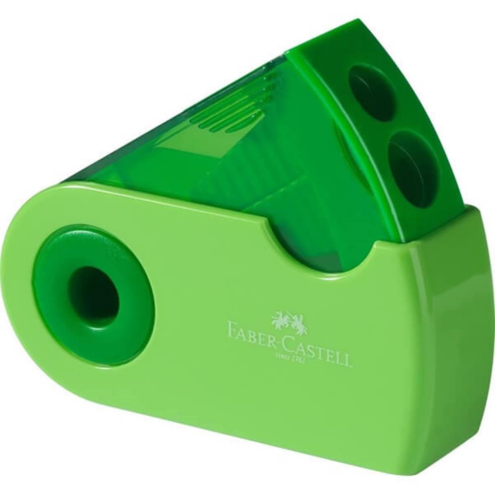 Ξύστρα με καπάκι διπλή Faber Castell 182703