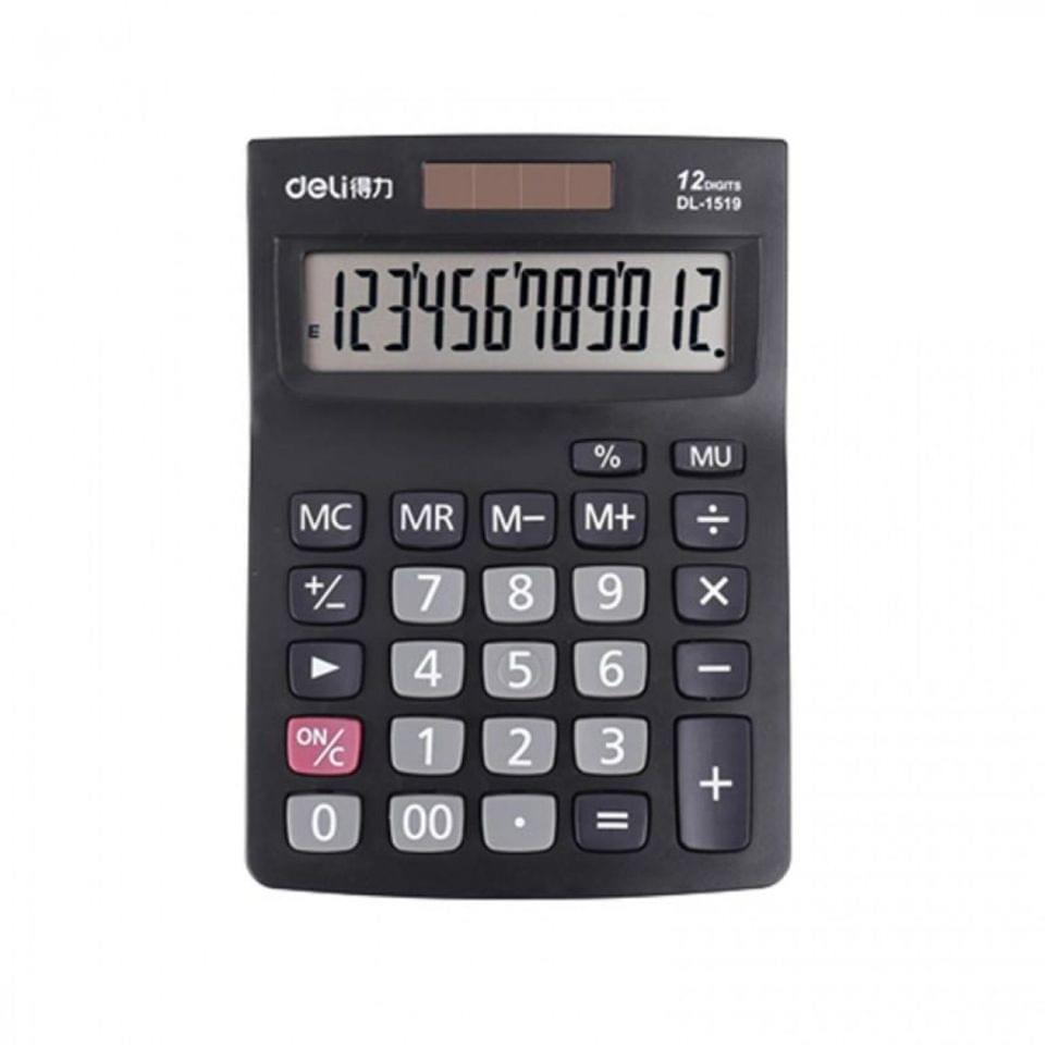 Αριθμομηχανή Deli 12 ψηφίων