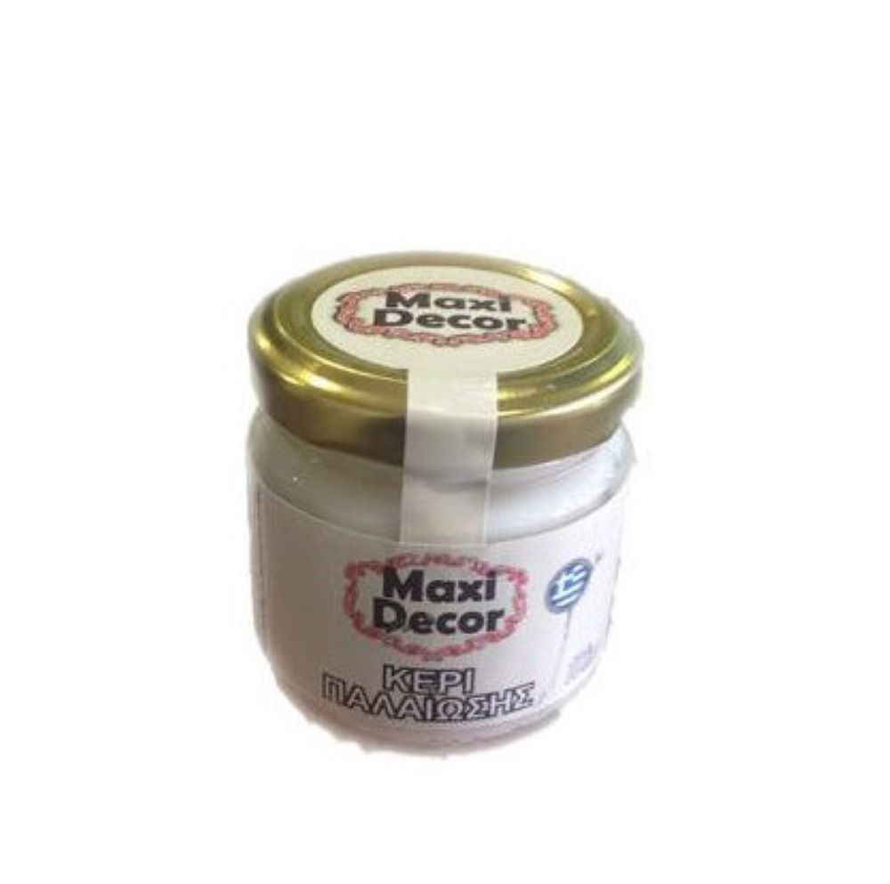 Κερί παλαίωσης λευκό Maxi Decor 100ml