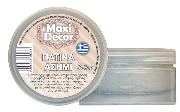 Πατίνα ασημί Maxi Decor 100ml