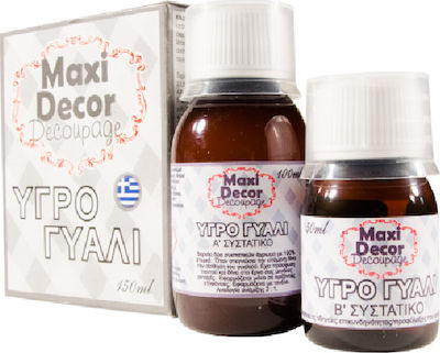 Υγρό γυαλί δύο συστατικών Maxi Decor 150ml