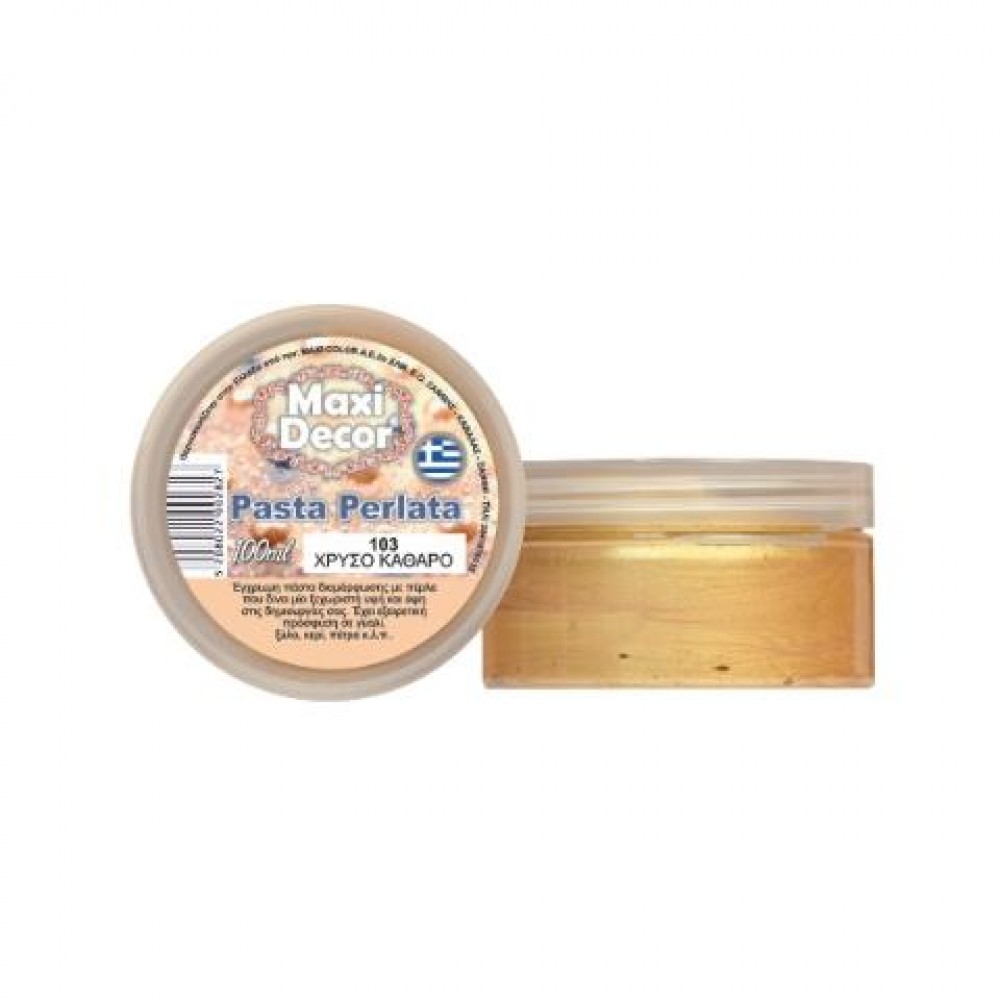 Πάστα perlata 103 χρυσό καθαρό Maxi Decor 100 ml