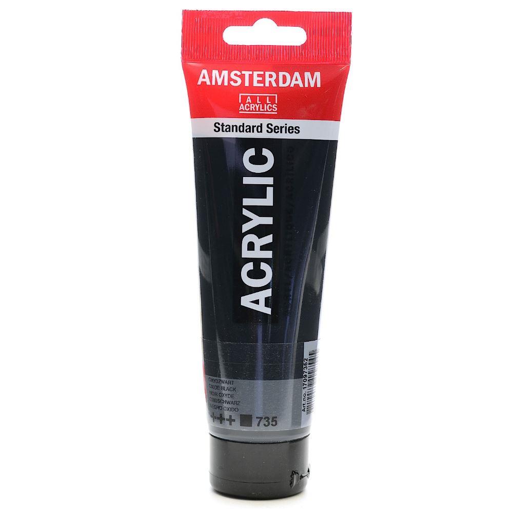 Ακρυλικό χρώμα Talens Amsterdam 120 ml 735 oxide black