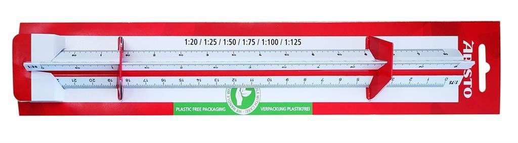 Κλιμακόμετρο Aristo architect 30 cm 1:20,25,50,75,100,125