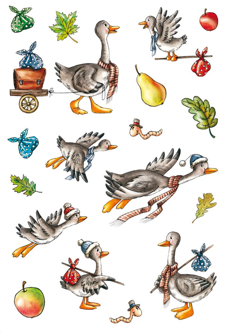 Αυτοκόλλητα Decor Herma πάπιες