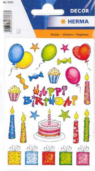 Αυτοκόλλητα Decor Herma happy birthday