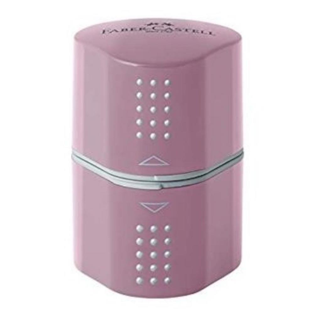 Ξύστρα Faber Castell trio sharpenning ροζ shadow