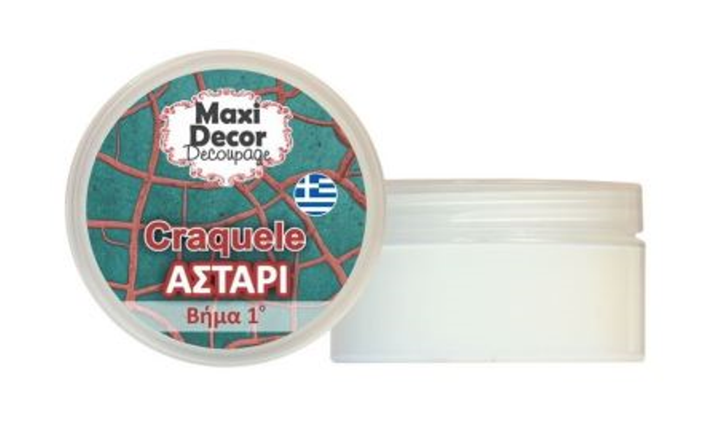 Κρακελέ αστάρι Maxi Decor 100 ml βήμα 1