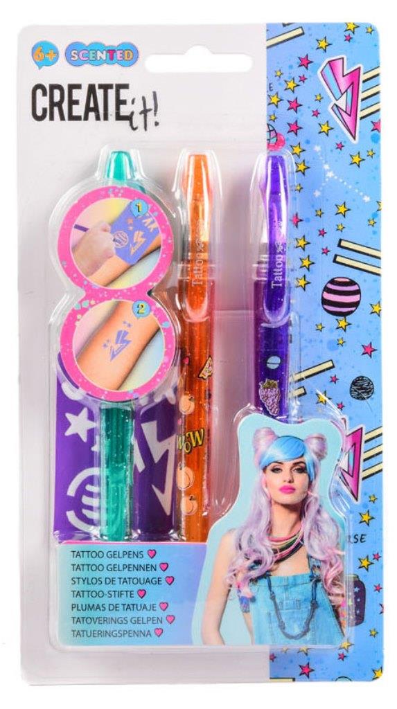 Create it! Στυλό αρωματικό Tatto 3 τεμ.