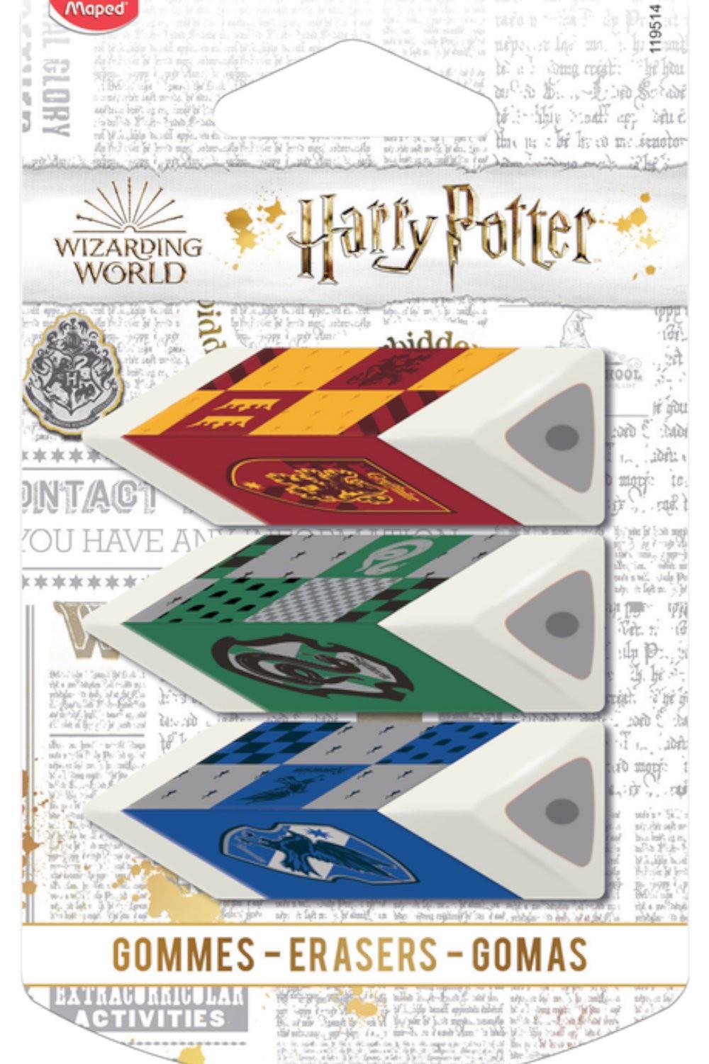 Γόμα Maped Harry Potter πυραμίδα 3 τεμ.