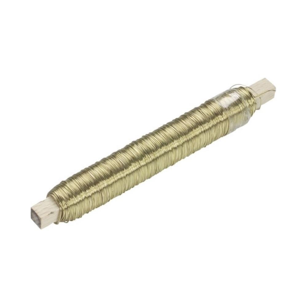 Σύρμα Knorr prandell μεταλλικό 0,5 mm x 50 m χρυσό