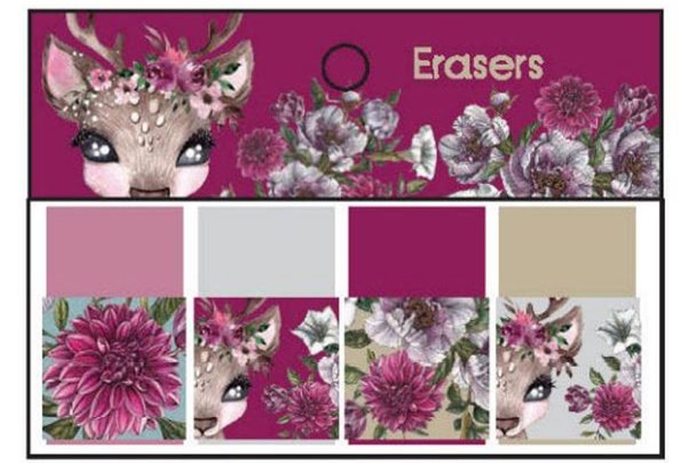 Γόμα Back me up σετ 4 τεμ. Deer