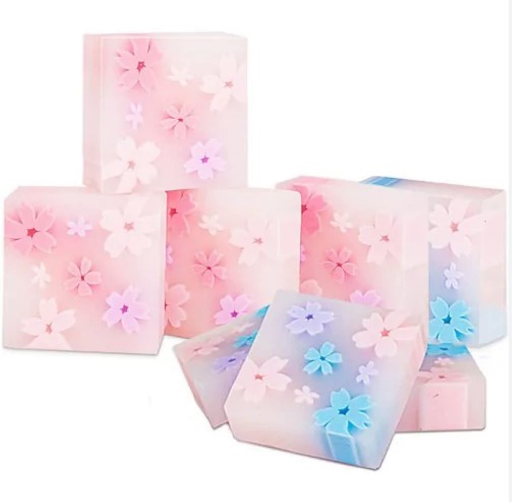 Γόμα Sakura λουλούδια 35x35x11 mm