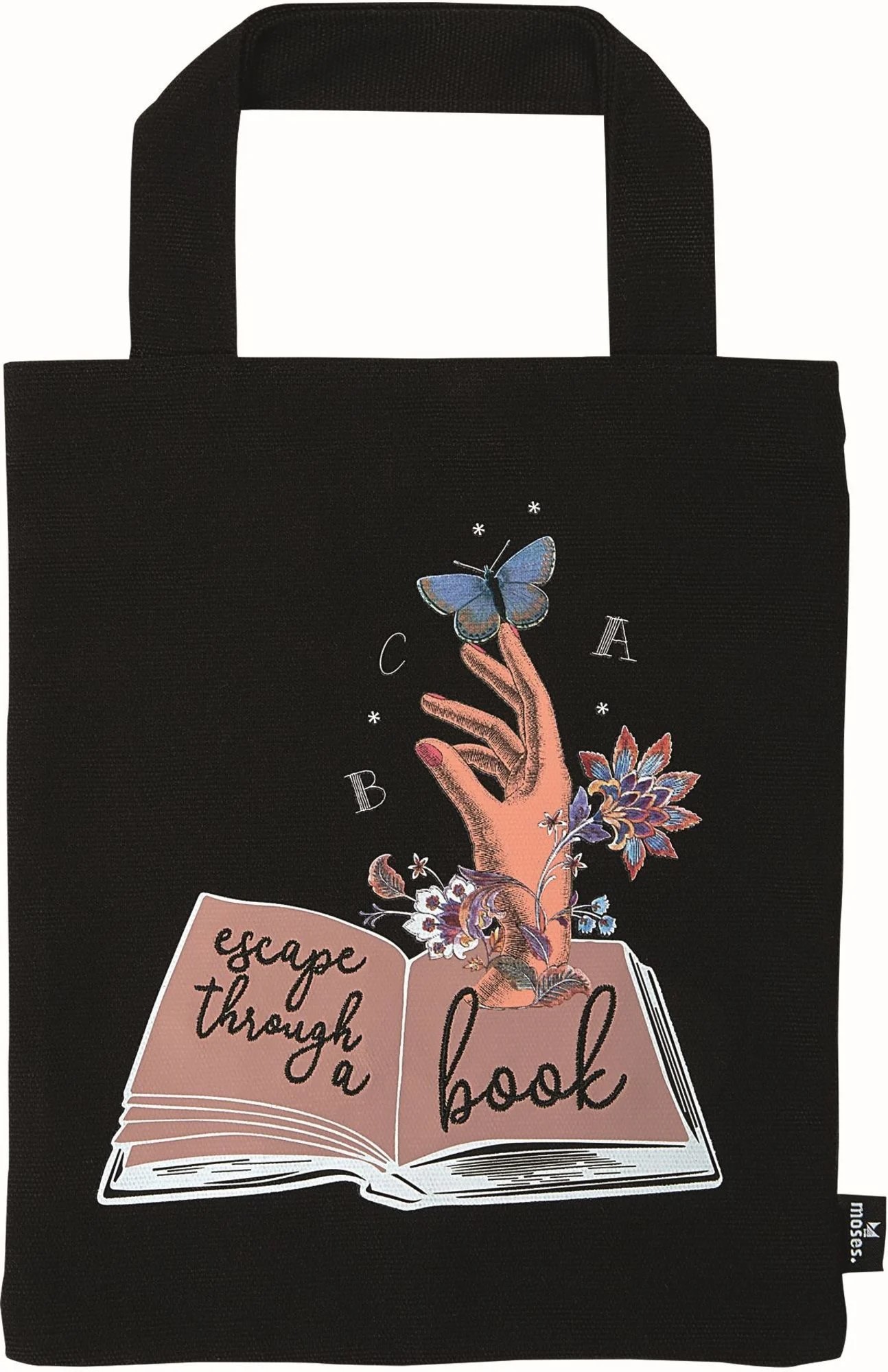 Υφασμάτινη τσάντα 20x23,4 cm Moses - Escape through a book