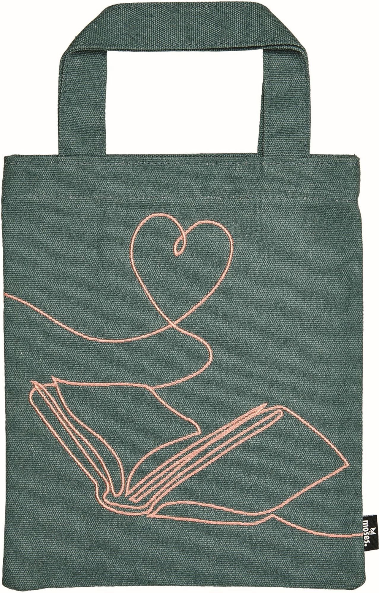 Υφασμάτινη τσάντα 20x23,4 cm Moses - Reading Love