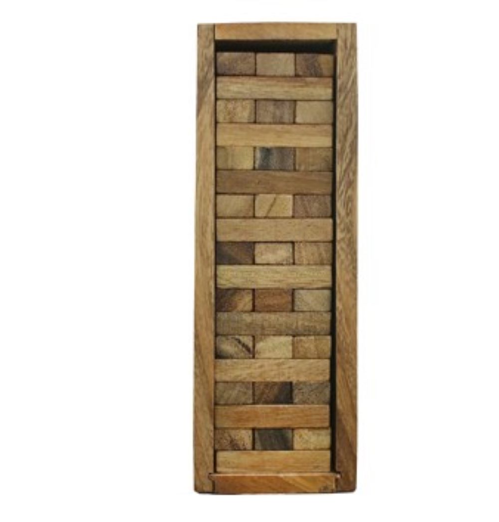 Επιτραπέζιο παιχνίδι Paradise Waterfalls Jenga mini ξύλινο 54τεμ. 5,4x6,2x16,2 cm