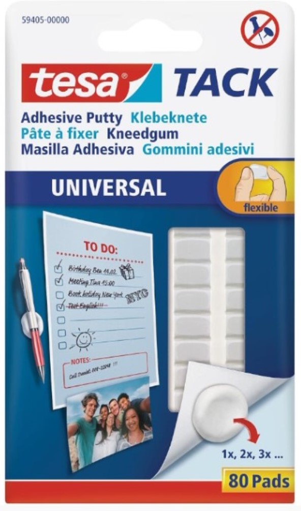 Πλαστελίνη τοίχου Tesa tack λευκή 50 gr