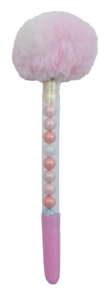 Στυλό Littlies Pom Pom pearls διάφορα χρώματα