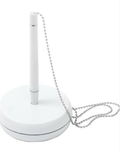 Στυλό Street με καλώδιο βάση λευκό