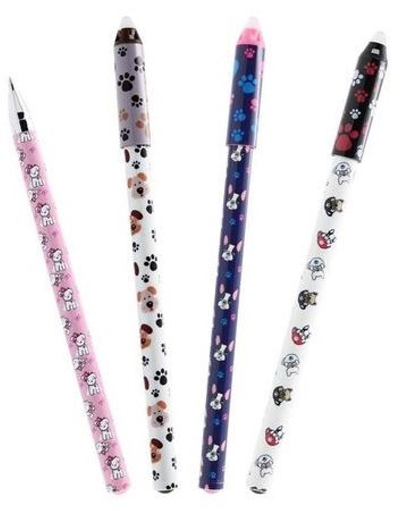 Στυλό M&G dogs erasable 0,5 mm gel μπλέ