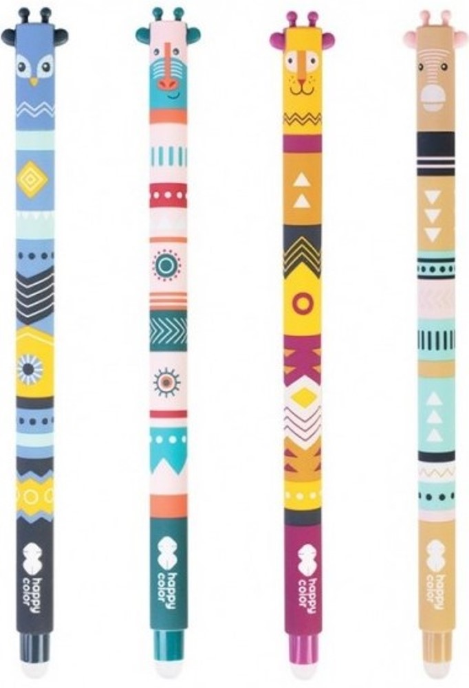 Στυλό Happy color Gel erasable Ζωάκια 0,5 mm