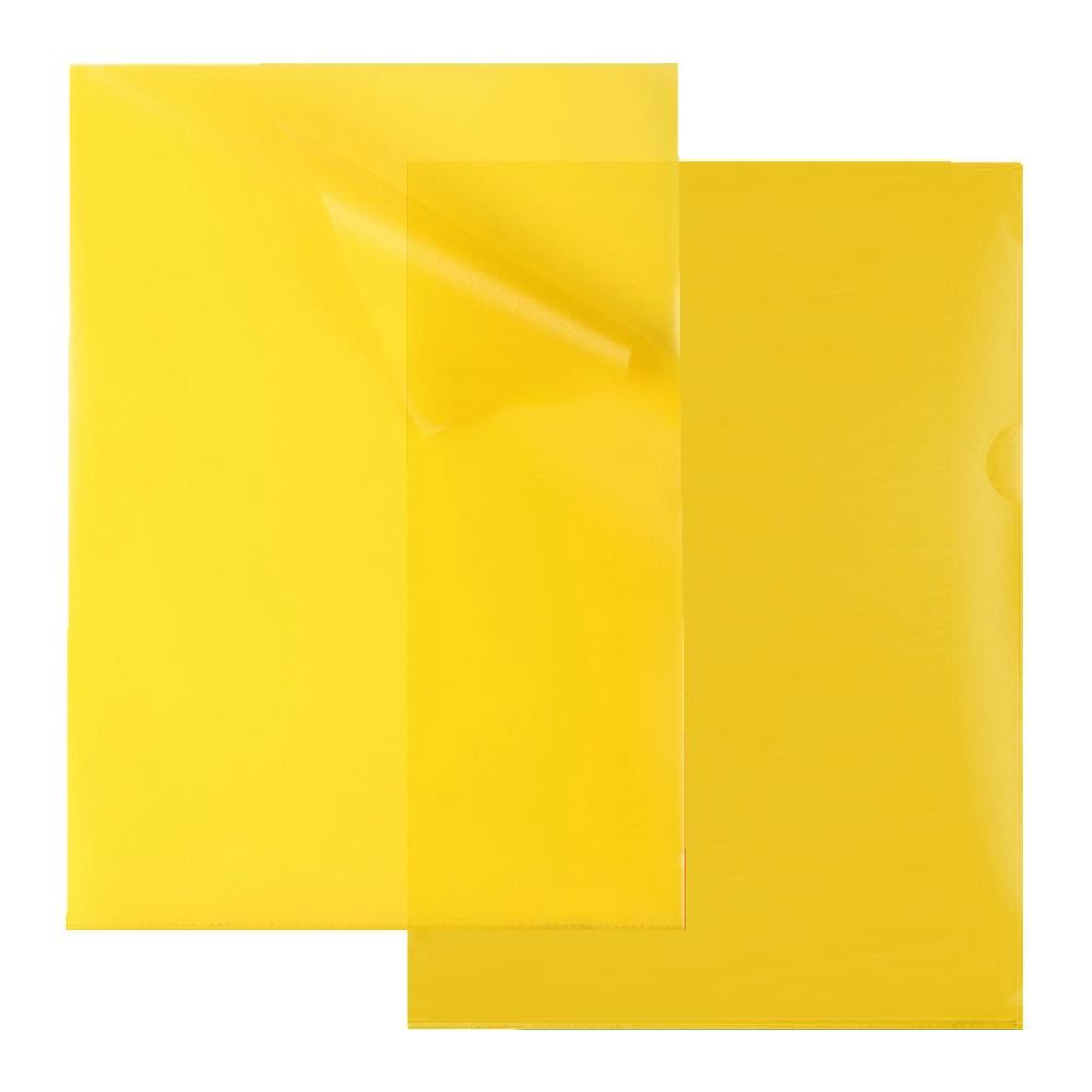 Ζελατίνα Α4 Γ σκληρή κίτρινη 100 τεμ.