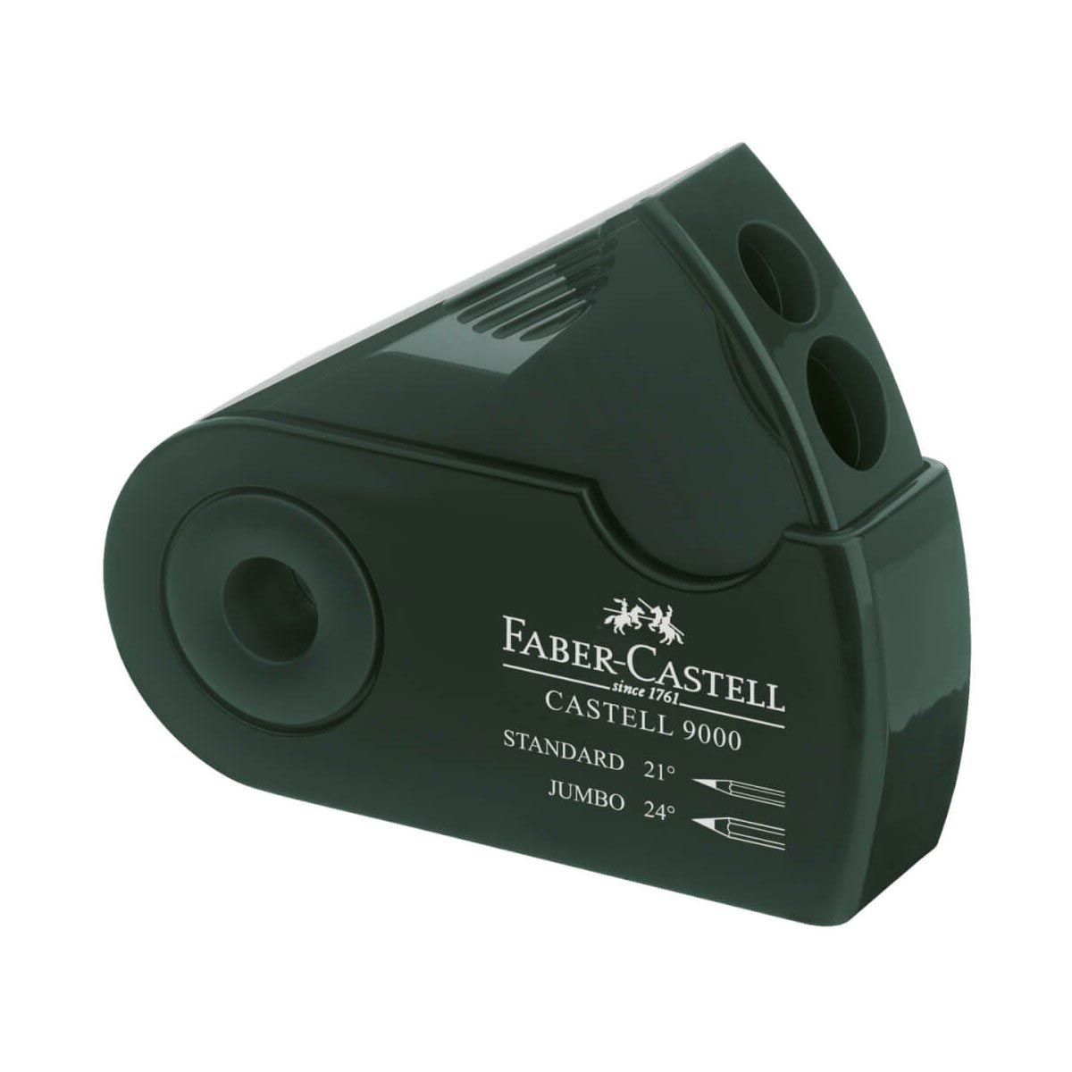 Ξύστρα Faber Castell διπλή Sleeve Art & Graphic πράσινη