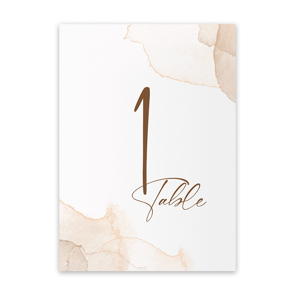 Κάρτα αρίθμησης τραπεζιού Αρχέτυπο Α5 05