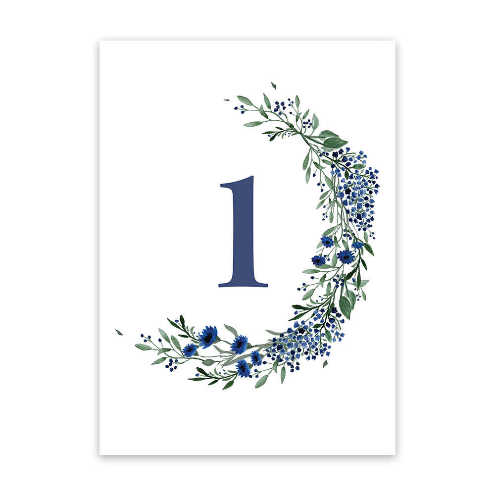 Κάρτα αρίθμησης τραπεζιού Αρχέτυπο Α5 06