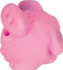 Γόμα Brunnen γουρούν 3x3 cm ροζ
