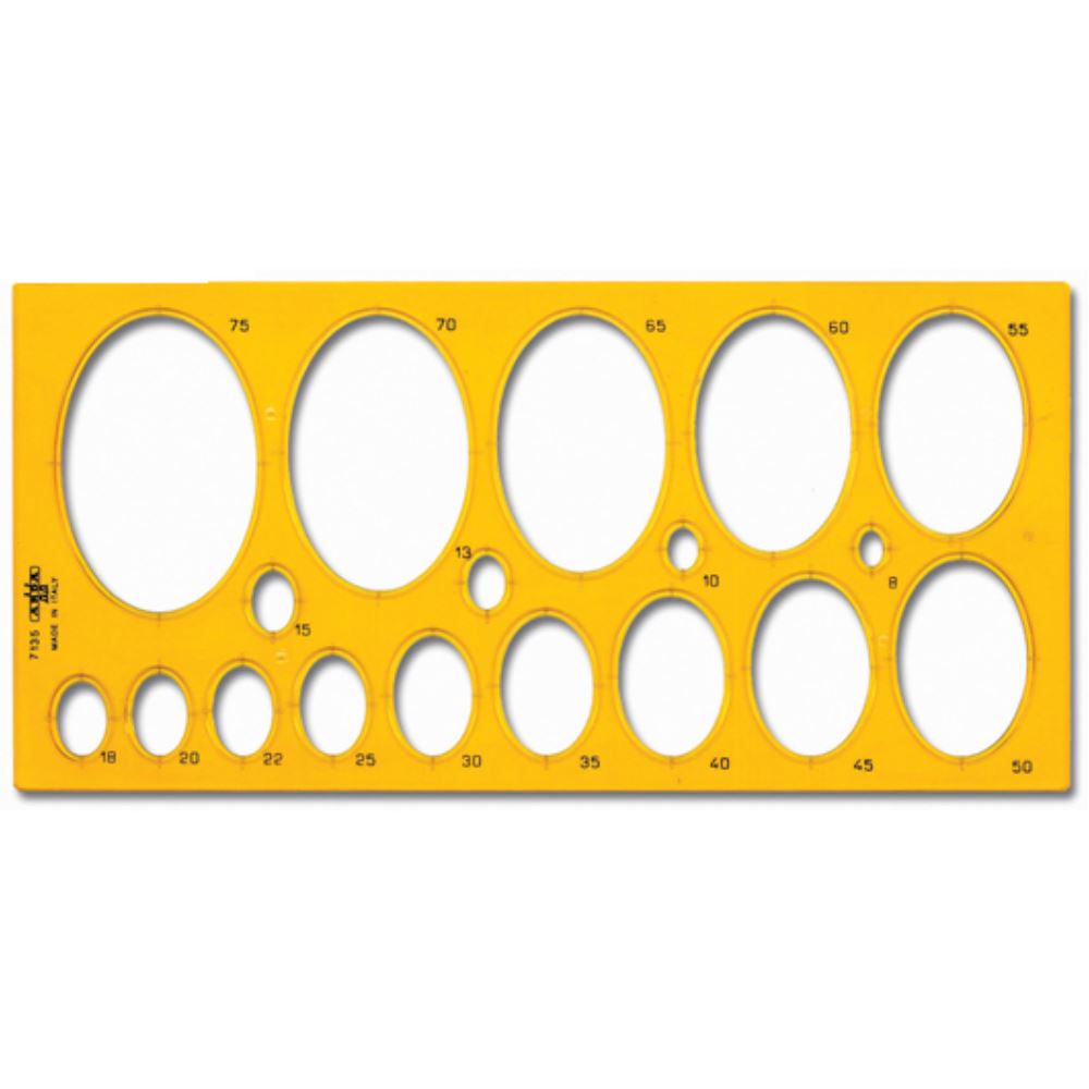 Στένσιλ κύκλων Arda Ελλείψεις 7135