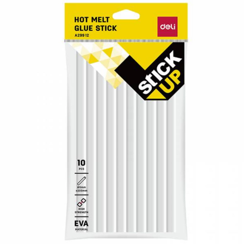 Σιλικόνη σε ράβδους Deli 11x200 mm 10 τεμ.