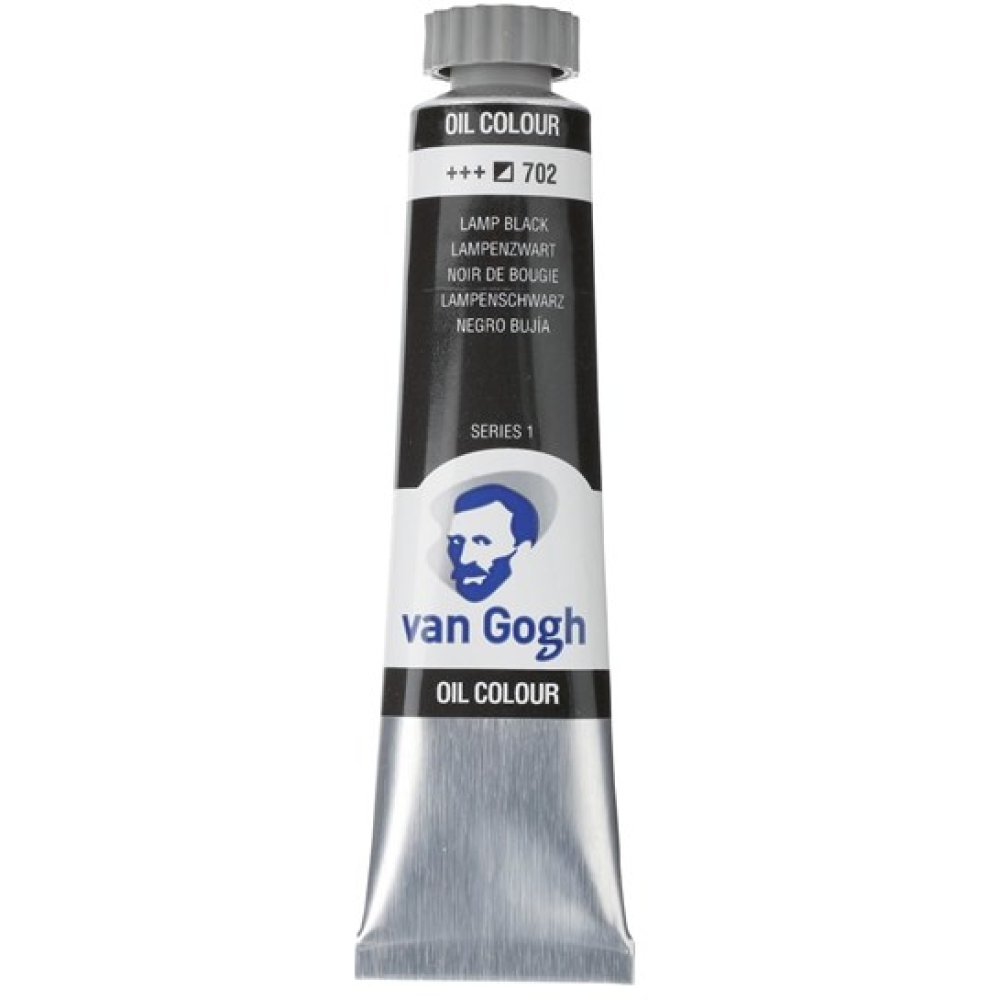 Χρώμα λαδιού Van Gogh 20 ml 702 Lamp black