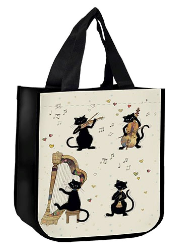 Τσάντα bug art market music 26x31 cm