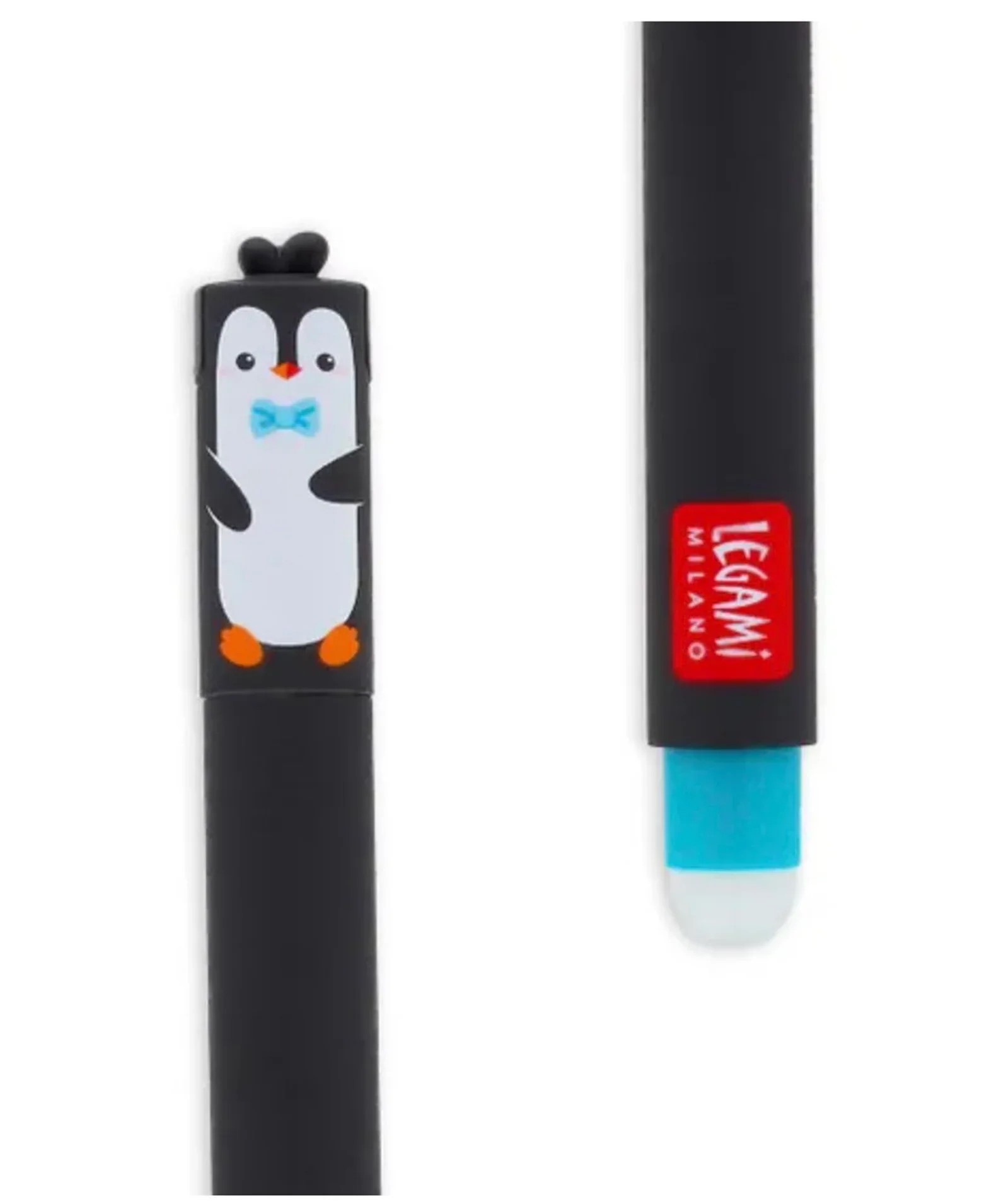 Στυλό Legami Erasable - Pinguin 0,7 mm μαύρο