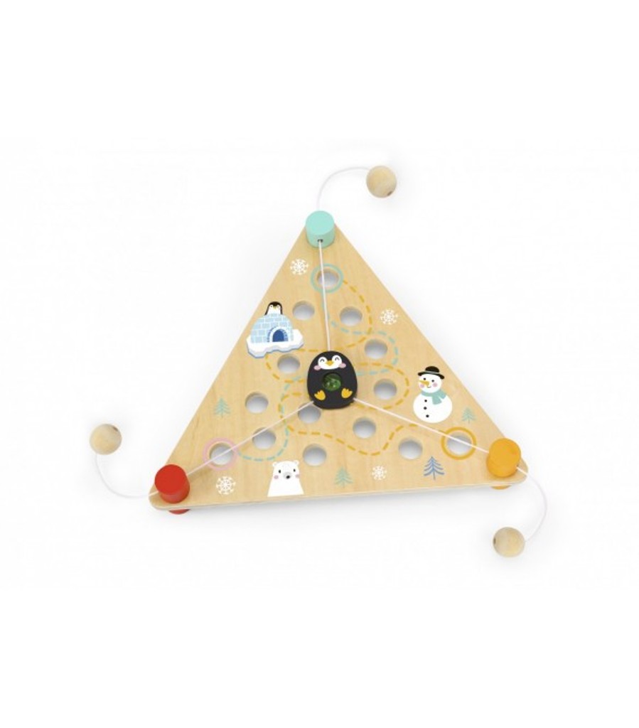 Επιτραπέζιο παιχνίδι Tooky Toy ξύλινο πιγκουίνος περιπέτειας