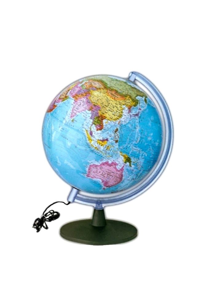 Υδρόγειος σφαίρα πολιτική με φως Νο4 20 cm