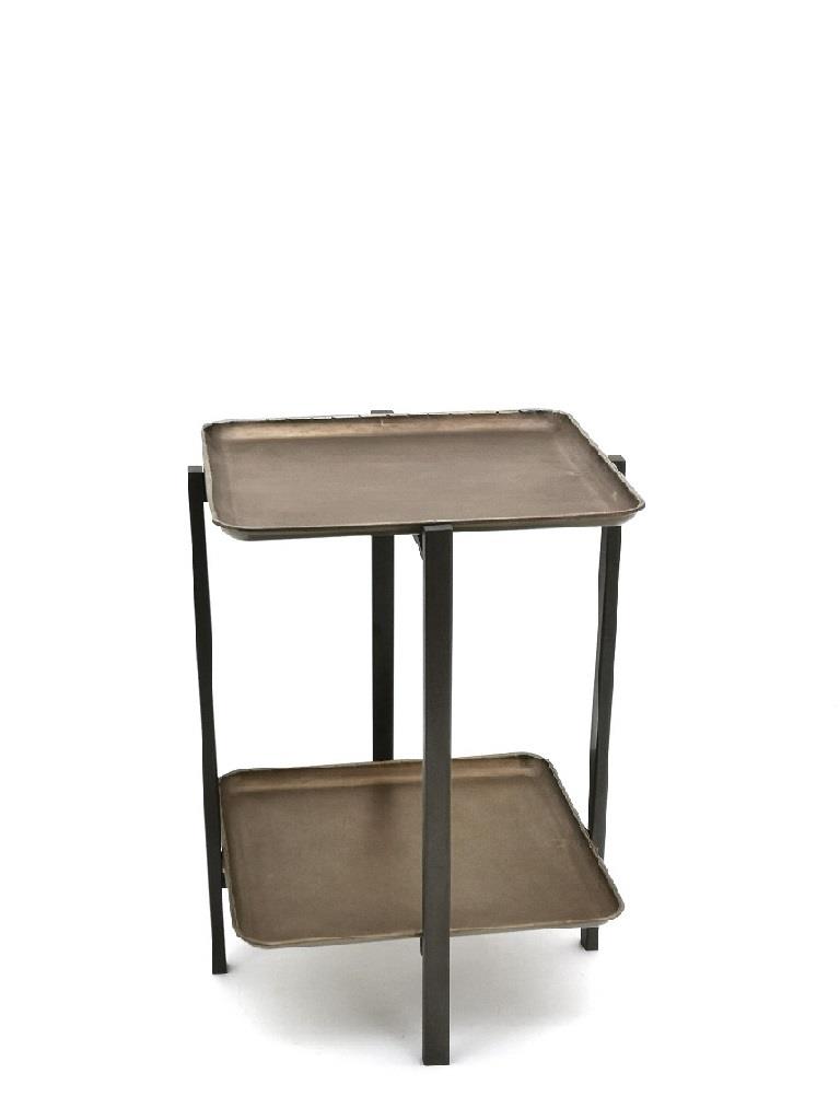 Ραφιέρα Espiel τετράγωνη 2 επιπέδων 42.5x56 cm