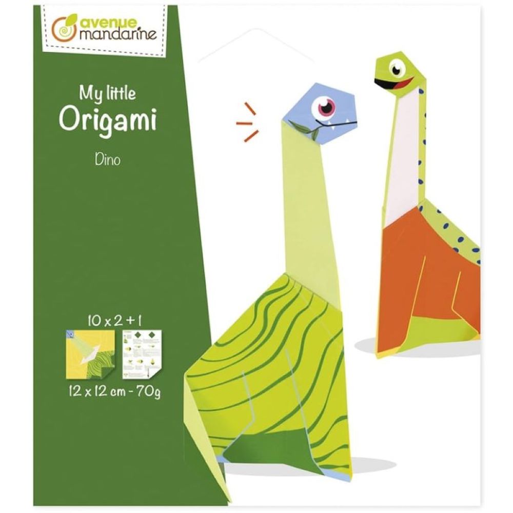 Κατασκευή origami Avenue Mandarine 20Φ 12x12 cm - Dinosaur