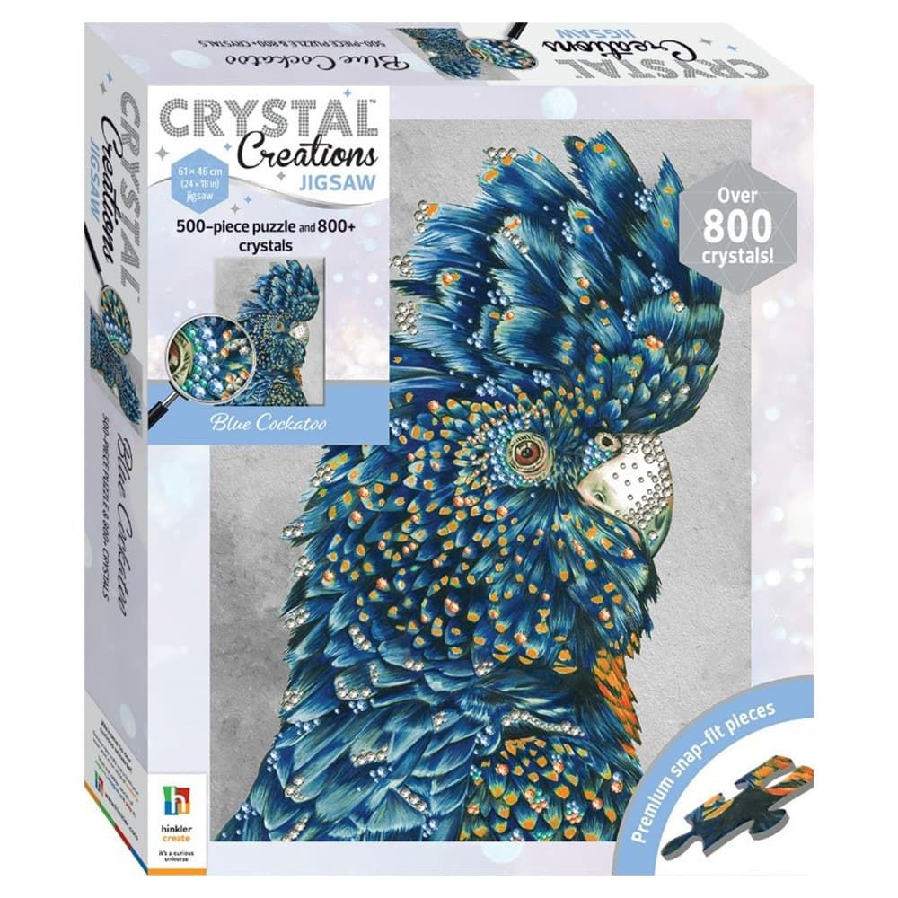 Παζλ Crystal Creation Jigsaw: Blue Cockatoo - 500 κομμάτια