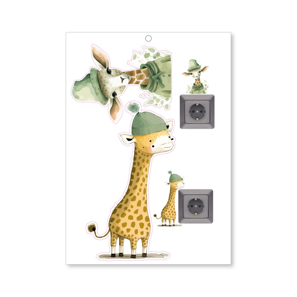 Αυτοκόλλητα τοίχου κοπτικά για πρίζες 03