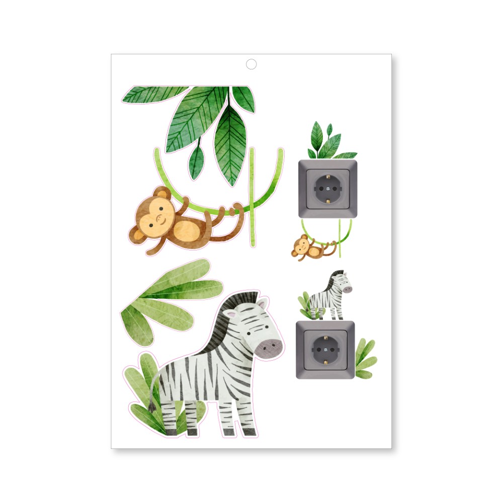 Αυτοκόλλητα τοίχου κοπτικά για πρίζες 05