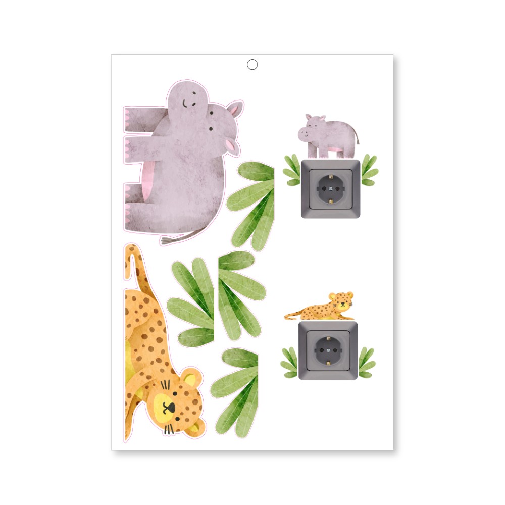 Αυτοκόλλητα τοίχου κοπτικά για πρίζες 06